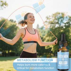 OEM/ODM/OBM <span class=keywords><strong>Gocce</strong></span> Liquide di <span class=keywords><strong>Vitamina</strong></span> <span class=keywords><strong>A</strong></span> Halal, Integratore Multivitaminico per il Supporto Immunitario e la Salute degli Occhi e della Vista - Product Image 2