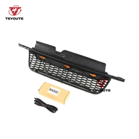Grille avant ABS noire améliorée TEYOUTE avec éclairage LED compatible avec Ford Kuga / Escape 2005-2007
