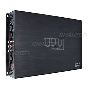Amplificadores de Potencia de Alta Fidelidad de 6800 W, 4 Canales, Amplificador para Automóvil, Altavoz Estéreo con Bajos, DC 12 V, Amplificadores de Audio para Automóvil y Hogar, Subwoofer - Product Image 2