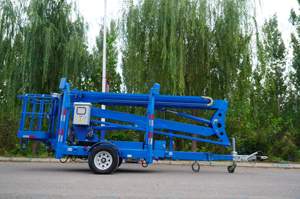 <span class=keywords><strong>Lift</strong></span> <span class=keywords><strong>Boom</strong></span> Teleskopik Portabel Bertenaga Listrik, Dapat Dipindahkan dengan Trailer, Bersertifikasi CE - Product Image 6