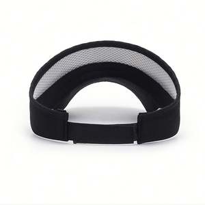 Viseras Deportivas al por Mayor para Golf y Running, con Logotipo Bordado Personalizado, de Secado Rápido, Ala Ancha, Transpirables, de Algodón Tipo Sandwich - Product Image 4