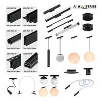 Rail magnétique LED dimmable pour intérieur, haute luminosité, largeur 5 mm, 2 lignes, rail en aluminium, éclairage sur rail magnétique réglable pour musée