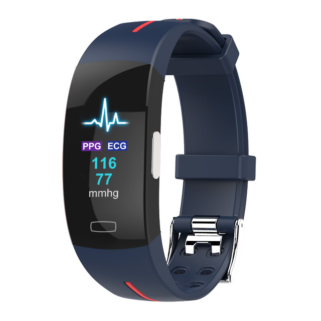ECG+PPG Oled Screen P3 Plus Smart Band Watch Tpu Blet Wristband Monitor AI Analysis Report Sports ECG PPG Smart Bracelet