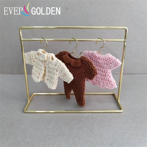 EG25109 Mini barboteuses <span class=keywords><strong>pour</strong></span> poupées 9x7,5 cm avec bouton ours <span class=keywords><strong>pour</strong></span> souvenirs de baptême et cadeaux de baby shower - Product Image 6