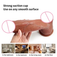 Dildo de Pene Grande, Enorme y Realista, Pene Artificial para Mujeres, Juguete Sexual para la Masturbación