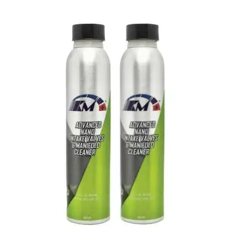 Qualidade Premium KM + Advanced Nano Válvula De Admissão e Mannifold Cleaner 400ml Melhorou o Desempenho do Motor Emissões Reduções