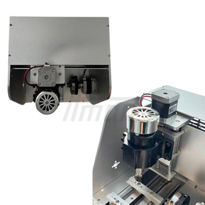 เครื่องแกะสลัก CNC ขนาดเล็ก AM30 สำหรับงานเครื่องประดับ แกะสลักได้ทั้งด้านในและด้านนอก เช่น แหวน ไฟแช็ก การ์ดสัตว์เลี้ยง ของตกแต่ง ขนาด 290*270*280 มม. พร้อมมอเตอร์สเต็ปเปอร์ 42 ตัว - Product Image 4