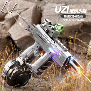 Pistol Air Listrik UZI 3 in 1 Dual-mode dengan Lampu, Pistol Air Listrik <span class=keywords><strong>2</strong></span> Mode Manual dan Otomatis Terintegrasi - Product Image 2