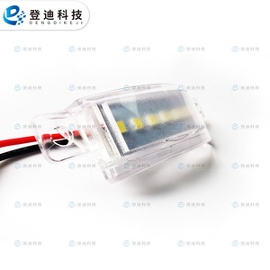 Luz LED para matrícula, distancia entre orificios de 205 mm, para Volvo 745 765 945 965, carcasa transparente, luz blanca, tipo empotrado - Product Image 3
