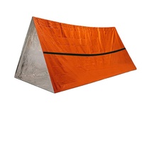 Tente de tube jetable d'urgence pour voyage