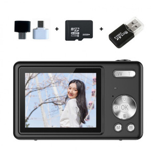 <span class=keywords><strong>Appareil</strong></span> <span class=keywords><strong>photo</strong></span> numérique CCD vintage 4K avec zoom 16x, écran LCD de 2,4 pouces, <span class=keywords><strong>appareil</strong></span> <span class=keywords><strong>photo</strong></span> compact portable de voyage pour enfants, adolescents, débutants Q12 - Product Image 5