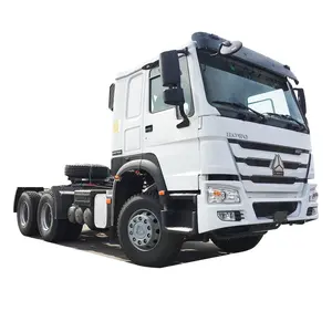 HOWO sinotruk motor 371hp 400hp 6x4 Trailer Head Usado Trator Caminhões Para Venda Preço