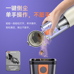 Aspirateur à main avec moteur sans balais, forte aspiration, affichage numérique, rechargeable, portable, utilisation à sec - Product Image 1