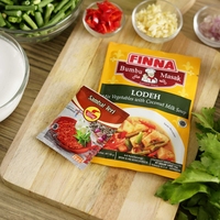 Pâte de piment épicée Finna Sambal Uleg Teri aux anchois, sachet en vrac, condiment culinaire traditionnel indonésien de qualité supérieure