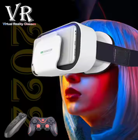 SHINECON VR 360 ° HD Films et jeux mobiles Casque de réalité virtuelle Lunettes VR pour Smartphones 4.7-6.53"
