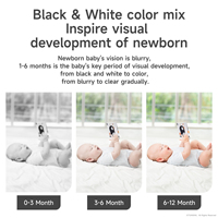 Tumama enfants suspendus livre hochet jouets noir et blanc miroir doux livres froissé occupé livre Flashcard peluche jouet sur bébé poussette