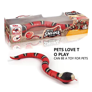 चुनिंदा स्मार्ट सेंसिंग बिल्ली खिलौने इंटरैक्टिव स्वचालित लीट्रोनिक सांप बिल्ली का टीज़र इनडोर प्ले बिल्ली का उपयोग रिचार्जेबल - Product Image 6