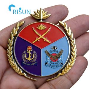 Souvenirs personnalisés Inde Drapeau indien Forces armées Pièces commémoratives métalliques Pièces <span class=keywords><strong>de</strong></span> défi personnalisées Inde - Product Image 3