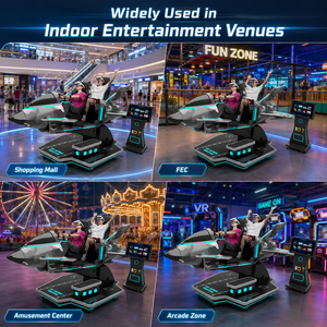 <span class=keywords><strong>Simulateur</strong></span> de vol d'<span class=keywords><strong>avion</strong></span> VR 9D commercial |   Équipement de jeu de réalité virtuelle immersive pour parc d'attractions - Product Image 4