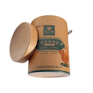 ถังกระดาษคราฟท์รีไซเคิลได้ ขนาด 25 กก. พิมพ์ลายตามสั่ง CH สำหรับบรรจุไขมันแข็ง |   วัตถุดิบเกรดอาหาร |   บริการ OEM - Product Image 1