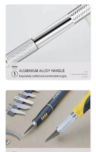 Ensemble <span class=keywords><strong>de</strong></span> couteaux <span class=keywords><strong>de</strong></span> charpentier <span class=keywords><strong>en</strong></span> alliage d'aluminium durable Couteaux à découper à la main pour la sculpture sur <span class=keywords><strong>bois</strong></span> et le travail du <span class=keywords><strong>bois</strong></span> - Product Image 5