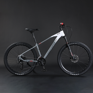 Vélo de montagne pour adultes blanc, 21 vitesses, 26-29 pouces, cadre en <span class=keywords><strong>acier</strong></span>, fourche à suspension, frein à disque, livraison gratuite - Product Image 2