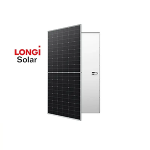 แผงเซลล์แสงอาทิตย์ผลิตจาก longi ja JINKO TUV แผง PV สีดำ400-420 W สีดำล้วนได้รับการรับรอง - Product Image 1