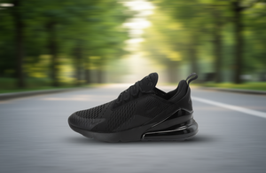 <span class=keywords><strong>Nike</strong></span> Air Max 270 Triple Black Sneakers Tige en mesh Semelle extérieure en caoutchouc Chaussures de course unisexes Été - Product Image 2