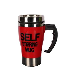 Tasse à café électrique en acier inoxydable de conception moderne de traitement personnalisé professionnel avec couvercle tasse de personne paresseuse de mélange automatique - Product Image 5