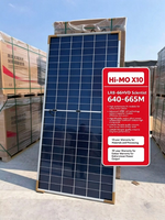 Module solaire bifacial LONGi LR8-66HVD Hi-MO X10 Scientist 640-665W à double vitrage, panneau photovoltaïque de type N à haute efficacité de 24,62%