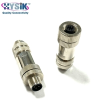 Prise Profibus M12 à Codage A B D, 4 Pôles, Femelle, Blindée, Métallique, Type à Vis PG9 pour Zone Antidéflagrante Chimique