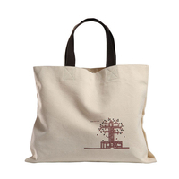 Bolso de Hombro de Lona para Mujer Pequeño para Maquillaje con Cordón para Compras Bolsa Tote de Algodón Personalizada con Logotipo Impreso