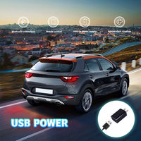 Lumières LED pour vitres de voiture Devil Eyes, alimentées par courant alternatif, affichage flexible, pare-brise de camion, contrôle par application, animation personnalisée, panneau publicitaire
