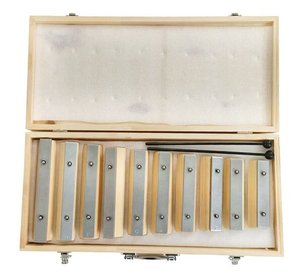 Orff Percussion Instrument Teaching Aids Brick Aluminum Plate Xylophone Hand Percussion <b>Sound</b> <b>Bar</b> Instrument Wooden - Product Image 1