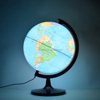 Globe terrestre lumineux STEM, lampe globe éducative interactive, globe terrestre lumineux