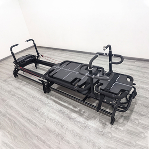 Méga-reformer <span class=keywords><strong>de</strong></span> Pilates professionnel <span class=keywords><strong>de</strong></span> haute qualité pour entraînement classique du tronc, lit <span class=keywords><strong>de</strong></span> <span class=keywords><strong>gym</strong></span> Megaformer à vendre - Product Image 4