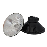 Lampe semi-fermée ronde de 7 pouces adaptée aux ampoules H4 pour phares de voiture classiques, rénovation de phares