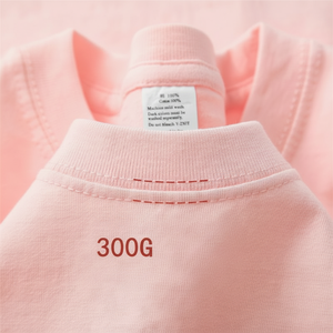 Logo personnalisé T-shirt en coton épais pour femmes 300 GSM haut en tricot manches courtes coupe ample été grande taille vêtements - Product Image 1