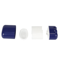 Produk Promosi Grosir Murah Ramah Lingkungan Botol Roll ABS Biru 75ml Cetak Sablon Warna Dapat Disesuaikan Stik Deodoran