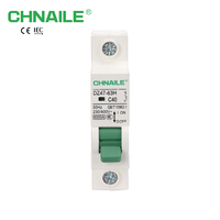 Interruptor Automático Miniatura CHNAILE DZ47-63H MCB de 1 Polo, 230V, 6kA, Alta Capacidad de Ruptura, 10A, 16A, 20A, 25A, 32A, 40A, 50A, 63A, Interruptor de CA