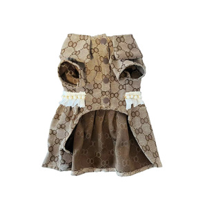 कारखाने प्रत्यक्ष इंग्लैंड डिजाइन फैशन शैली सस्पेंस्टर ड्रेस ऑल-सीज़न दैनिक टेडी पालतू कुत्ते के कपड़े पहनते हैं - Product Image 5