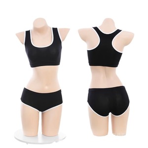 เสื้อกล้ามและกางเกงขาสั้น Pure and Desire สไตล์สปอร์ตกลางแจ้ง ชุดชั้นในเซ็กซี่ สไตล์ญี่ปุ่นใหม่ ชุดยิมนาสติกแบบชิ้นเดียว ดรอปชิปปิ้ง - Product Image 5