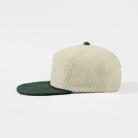 Topi Snapback korduroi 5 panel Retro, topi Snapback datar atasan lembut diskon besar