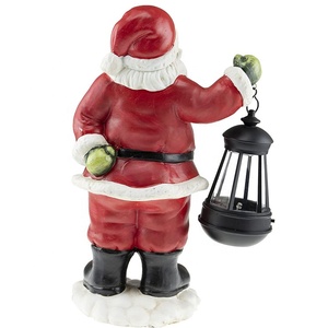 Decorazione <span class=keywords><strong>per</strong></span> la casa festiva <span class=keywords><strong>per</strong></span> le vacanze di natale <span class=keywords><strong>in</strong></span> <span class=keywords><strong>resina</strong></span> decorazione <span class=keywords><strong>per</strong></span> <span class=keywords><strong>tavoli</strong></span> e scaffali Santa con lanterna - Product Image 2