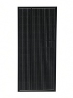 Panneau solaire monocristallin haute efficacité 100W, module PV, chargeur pour camping-car, bateau, station d'alimentation