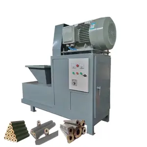Machine de fabrication de bûches de sciure de bois machine commerciale à briqueter la poudre de bois extrudeuse de sciure de bois machine à briquettes à vendre