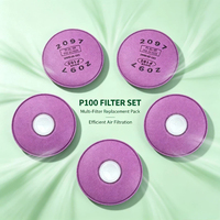 Filtre à coton de type baïonnette 2097 le mieux noté, filtre de remplacement anti-particules pour masques demi-visage et intégraux, poussière de soudage et de meulage