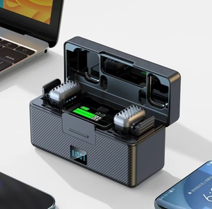 Aurora âm thanh chuyên nghiệp RTS mic 2 KS08 không dây Lavalier Microphone sạc trường hợp C chất lượng cao giảm tiếng ồn - Product Image 3