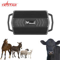 Dernier modèle TKSTAR Winnes GPS TK935 Traceur GPS 4G LTE pour animaux de grande taille avec géolocalisation, gestion des animaux par GSM et visualisation sur PC, compatible GPS automobile