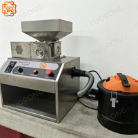 TUORONG Petites machines de traitement du cacao faciles à utiliser, machine à décortiquer, à casser et à écaler les fèves de cacao, trieuse pour fèves de cacao